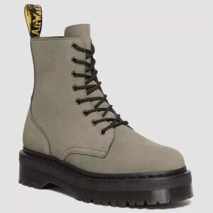 Dr. Martens Jadon Boot Milled Nubuck Platforms - Size 8M/9W